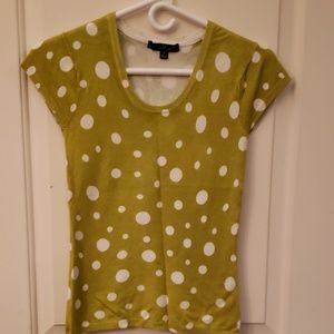 Green Sweater with dots